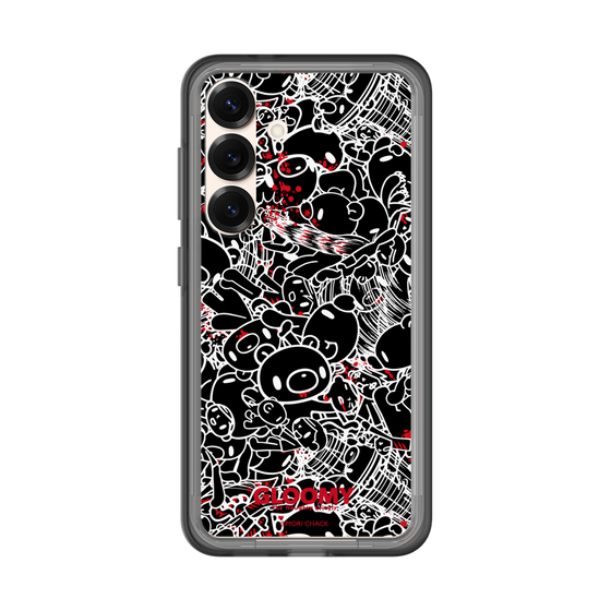 Slim Protection Premium Case［ Gloomy - Pattern - Black ］