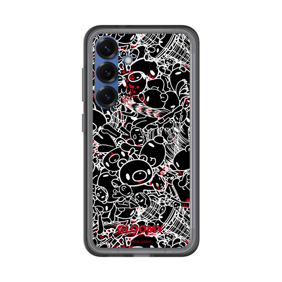 Slim Protection Premium Case［ Gloomy - Pattern - Black ］