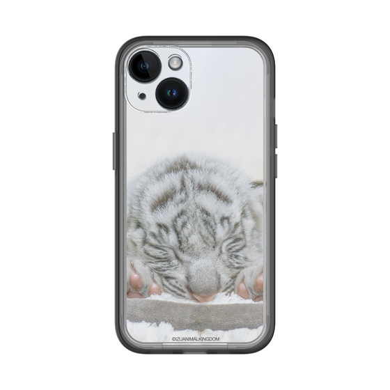 Slim Protection Premium Case［ The Izu Animal Kingdom - White Tiger - Baby Tiger ］