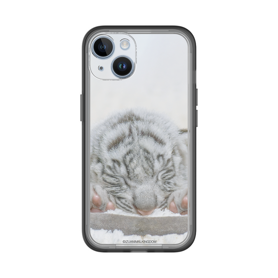 Slim Protection Premium Case［ The Izu Animal Kingdom - White Tiger - Baby Tiger ］