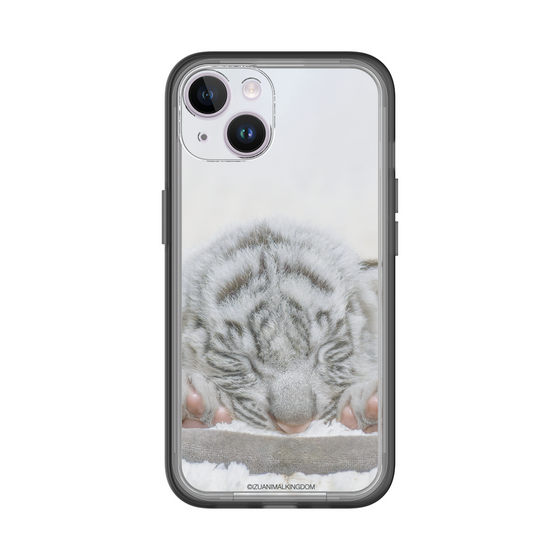 Slim Protection Premium Case［ The Izu Animal Kingdom - White Tiger - Baby Tiger ］