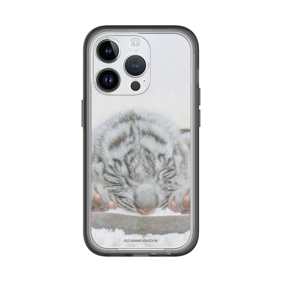 Slim Protection Premium Case［ The Izu Animal Kingdom - White Tiger - Baby Tiger ］