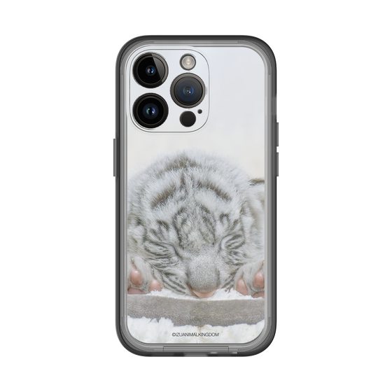 Slim Protection Premium Case［ The Izu Animal Kingdom - White Tiger - Baby Tiger ］