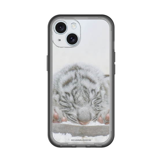 Slim Protection Premium Case［ The Izu Animal Kingdom - White Tiger - Baby Tiger ］
