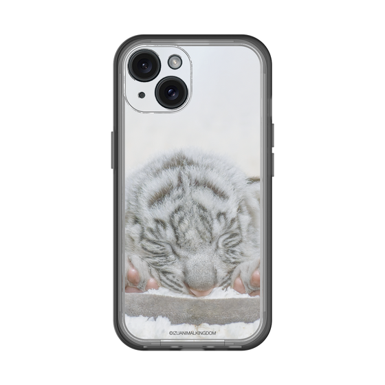 Slim Protection Premium Case［ The Izu Animal Kingdom - White Tiger - Baby Tiger ］