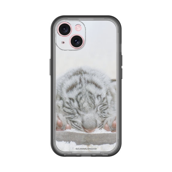Slim Protection Premium Case［ The Izu Animal Kingdom - White Tiger - Baby Tiger ］