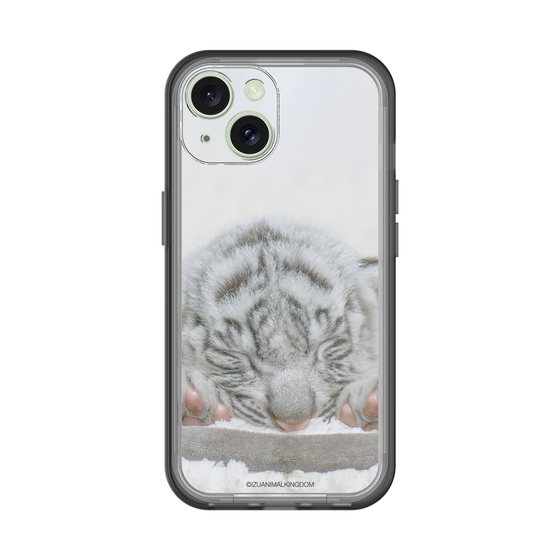 Slim Protection Premium Case［ The Izu Animal Kingdom - White Tiger - Baby Tiger ］