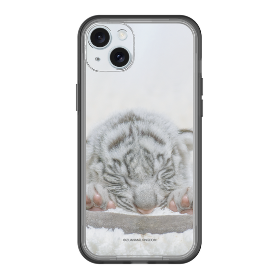Slim Protection Premium Case［ The Izu Animal Kingdom - White Tiger - Baby Tiger ］
