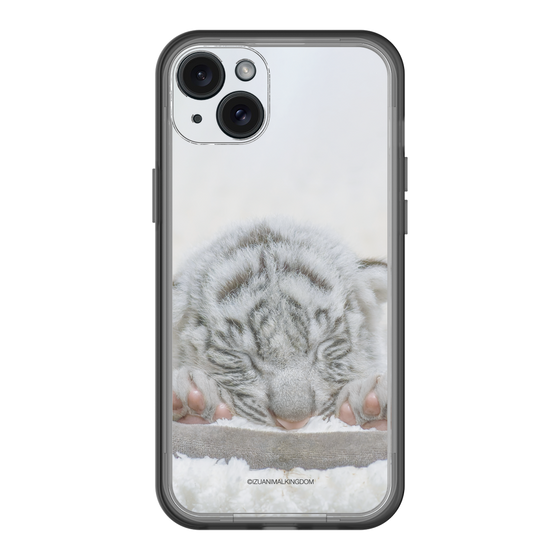 Slim Protection Premium Case［ The Izu Animal Kingdom - White Tiger - Baby Tiger ］