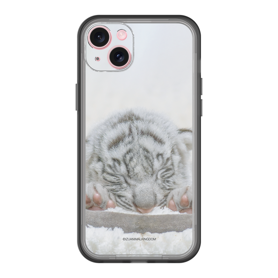 Slim Protection Premium Case［ The Izu Animal Kingdom - White Tiger - Baby Tiger ］