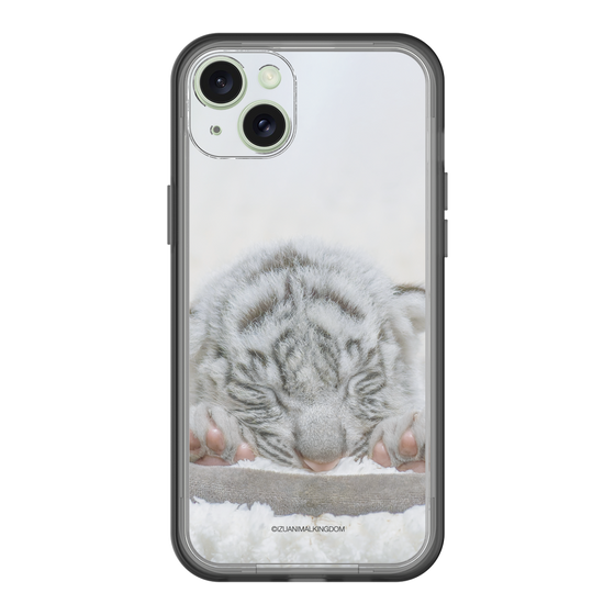Slim Protection Premium Case［ The Izu Animal Kingdom - White Tiger - Baby Tiger ］