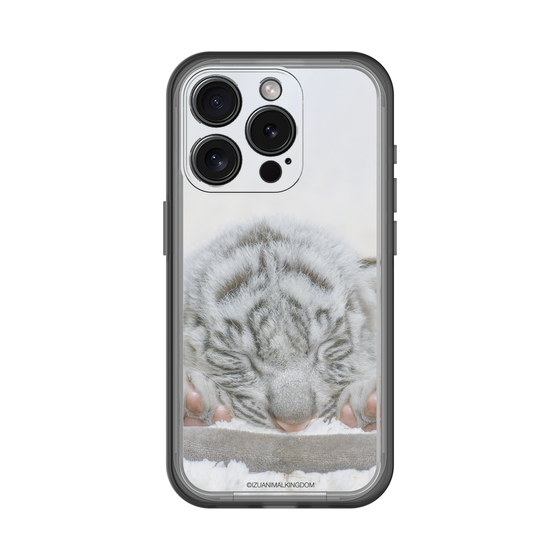 Slim Protection Premium Case［ The Izu Animal Kingdom - White Tiger - Baby Tiger ］