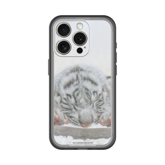 Slim Protection Premium Case［ The Izu Animal Kingdom - White Tiger - Baby Tiger ］