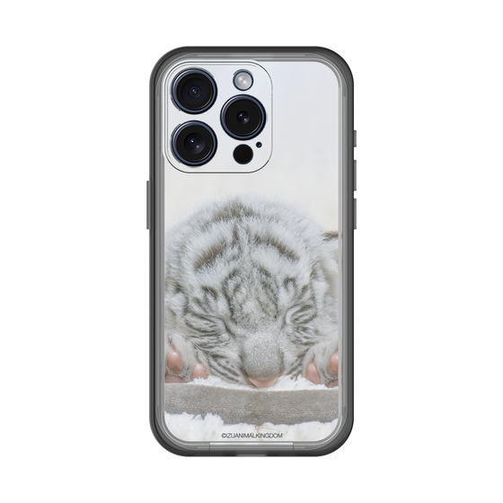 Slim Protection Premium Case［ The Izu Animal Kingdom - White Tiger - Baby Tiger ］