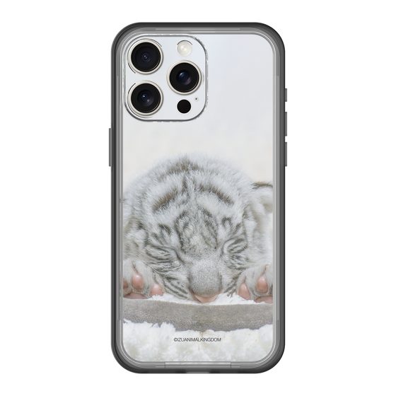 Slim Protection Premium Case［ The Izu Animal Kingdom - White Tiger - Baby Tiger ］