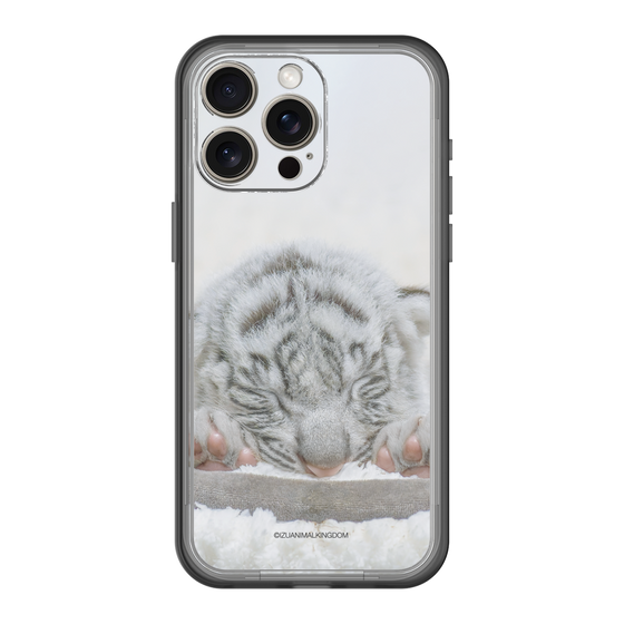 Slim Protection Premium Case［ The Izu Animal Kingdom - White Tiger - Baby Tiger ］