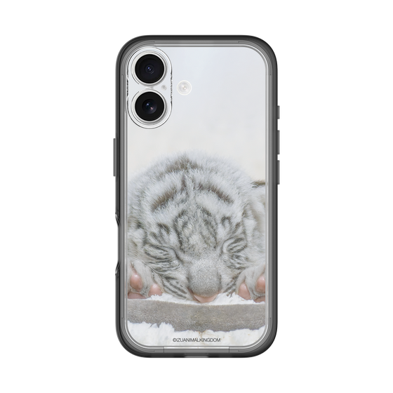 Slim Protection Premium Case［ The Izu Animal Kingdom - White Tiger - Baby Tiger ］