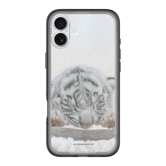 Slim Protection Premium Case［ The Izu Animal Kingdom - White Tiger - Baby Tiger ］