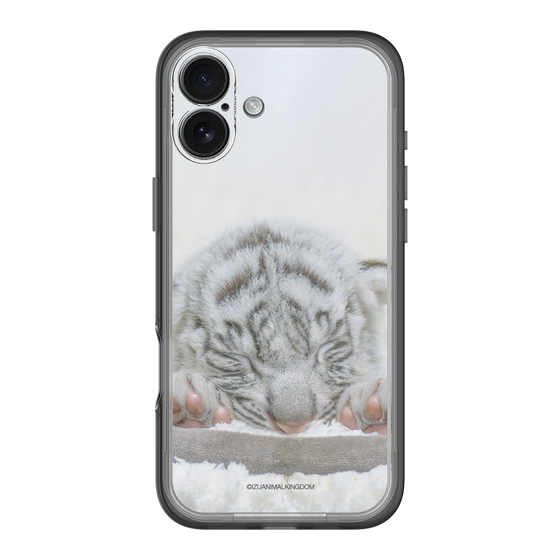 Slim Protection Premium Case［ The Izu Animal Kingdom - White Tiger - Baby Tiger ］