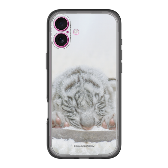 Slim Protection Premium Case［ The Izu Animal Kingdom - White Tiger - Baby Tiger ］