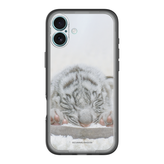 Slim Protection Premium Case［ The Izu Animal Kingdom - White Tiger - Baby Tiger ］