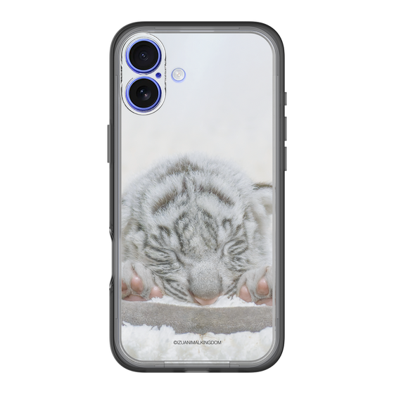 Slim Protection Premium Case［ The Izu Animal Kingdom - White Tiger - Baby Tiger ］