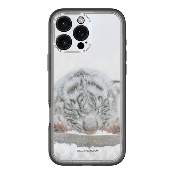 Slim Protection Premium Case［ The Izu Animal Kingdom - White Tiger - Baby Tiger ］