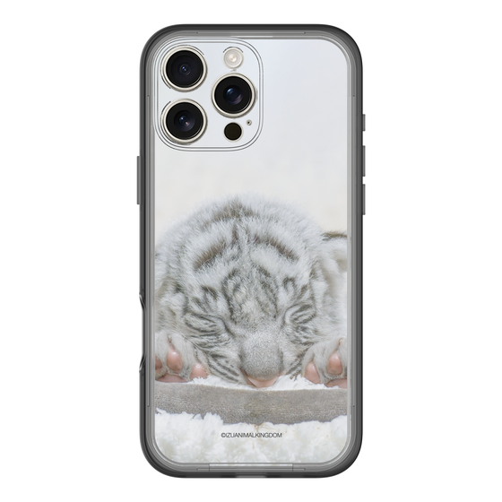 Slim Protection Premium Case［ The Izu Animal Kingdom - White Tiger - Baby Tiger ］