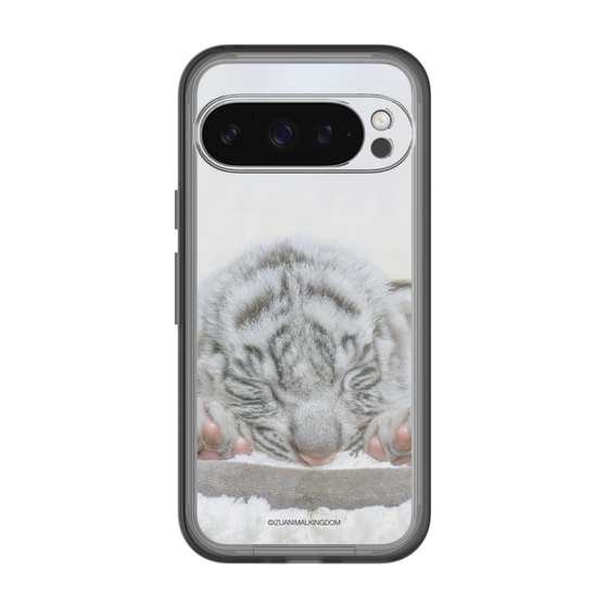 Slim Protection Premium Case［ The Izu Animal Kingdom - White Tiger - Baby Tiger ］