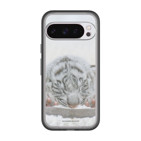 Slim Protection Premium Case［ The Izu Animal Kingdom - White Tiger - Baby Tiger ］
