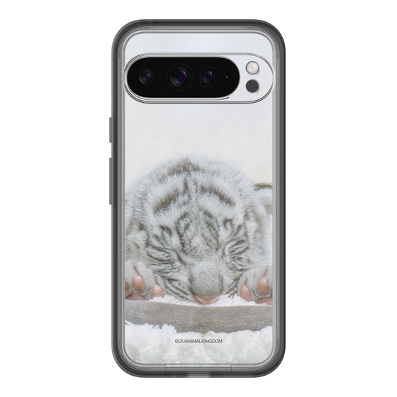 Slim Protection Premium Case［ The Izu Animal Kingdom - White Tiger - Baby Tiger ］