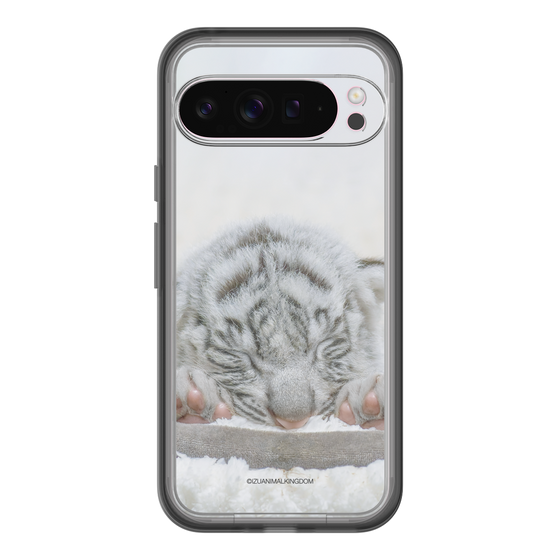 Slim Protection Premium Case［ The Izu Animal Kingdom - White Tiger - Baby Tiger ］