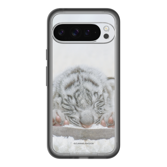 Slim Protection Premium Case［ The Izu Animal Kingdom - White Tiger - Baby Tiger ］