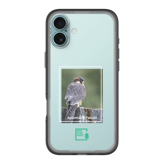Slim Protection Premium Case［ Green Future Project - Aplomado Falcon ］