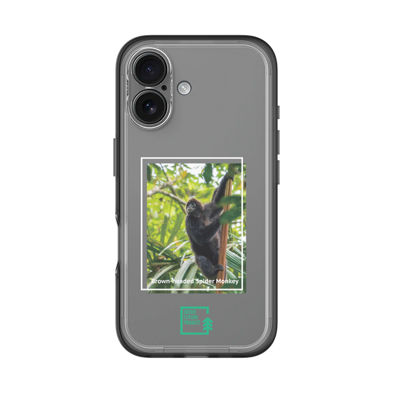 Slim Protection Premium Case［ Green Future Project - Brown-headed Spider Monkey ］