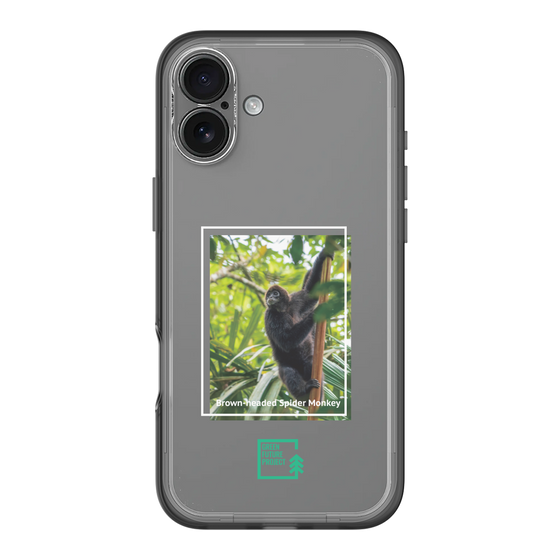 Slim Protection Premium Case［ Green Future Project - Brown-headed Spider Monkey ］