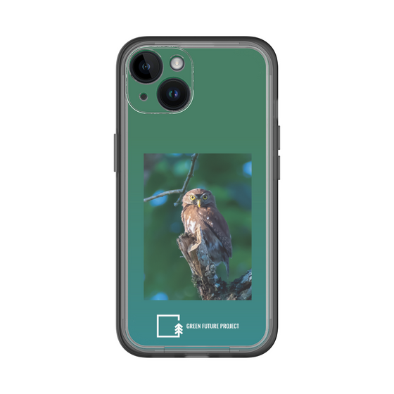 Slim Protection Premium Case［ Green Future Project - Ferruginous Pygmy Owl ］