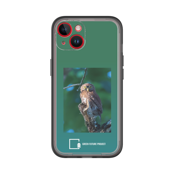 Slim Protection Premium Case［ Green Future Project - Ferruginous Pygmy Owl ］