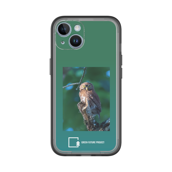 Slim Protection Premium Case［ Green Future Project - Ferruginous Pygmy Owl ］