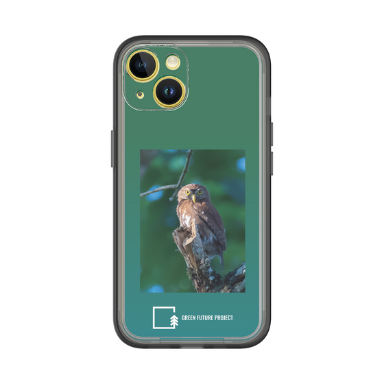 Slim Protection Premium Case［ Green Future Project - Ferruginous Pygmy Owl ］