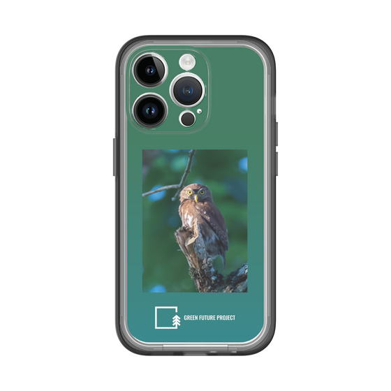 Slim Protection Premium Case［ Green Future Project - Ferruginous Pygmy Owl ］