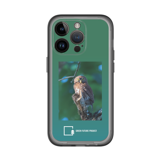 Slim Protection Premium Case［ Green Future Project - Ferruginous Pygmy Owl ］