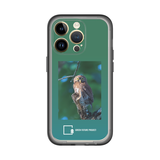 Slim Protection Premium Case［ Green Future Project - Ferruginous Pygmy Owl ］