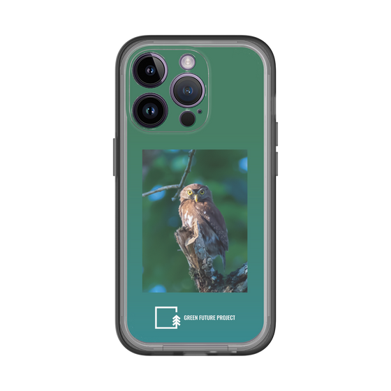 Slim Protection Premium Case［ Green Future Project - Ferruginous Pygmy Owl ］