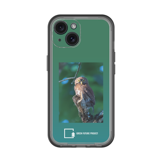 Slim Protection Premium Case［ Green Future Project - Ferruginous Pygmy Owl ］