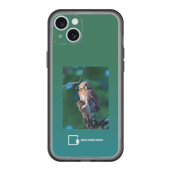 Slim Protection Premium Case［ Green Future Project - Ferruginous Pygmy Owl ］