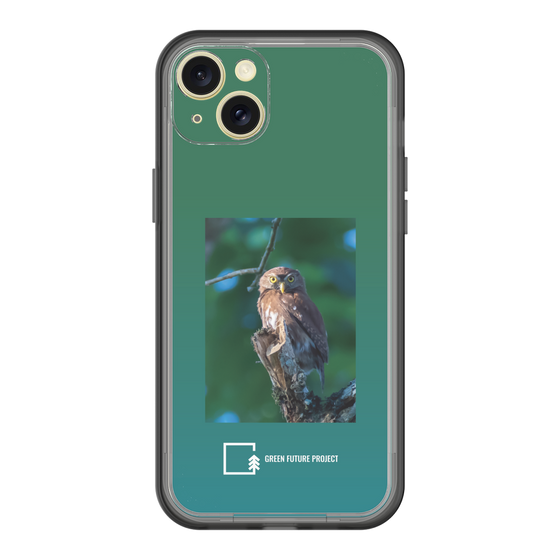 Slim Protection Premium Case［ Green Future Project - Ferruginous Pygmy Owl ］