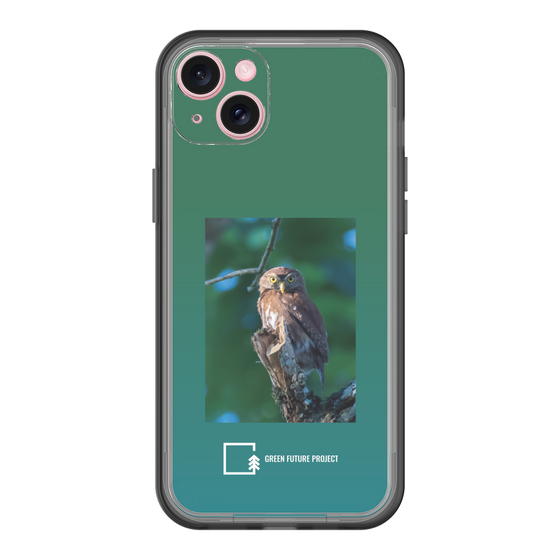 Slim Protection Premium Case［ Green Future Project - Ferruginous Pygmy Owl ］