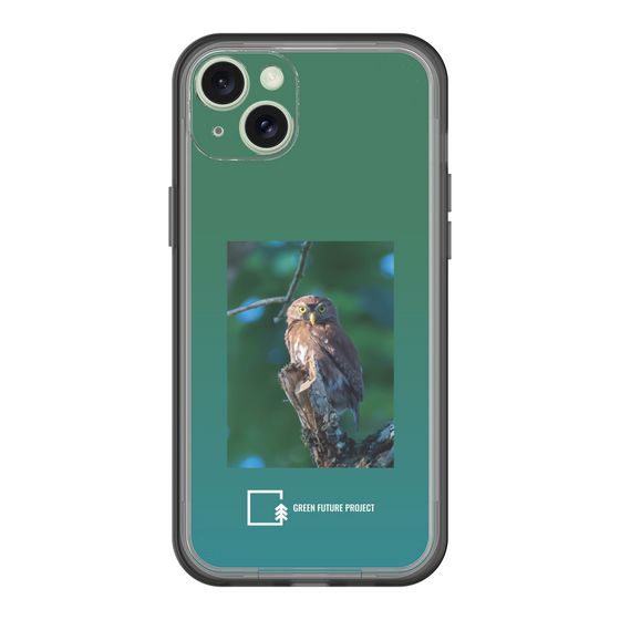 Slim Protection Premium Case［ Green Future Project - Ferruginous Pygmy Owl ］