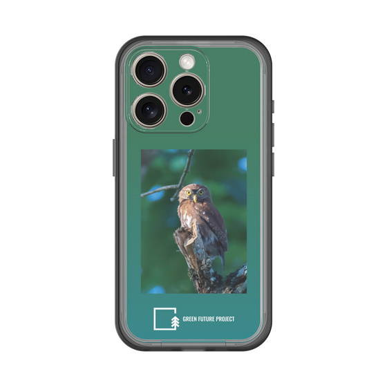 Slim Protection Premium Case［ Green Future Project - Ferruginous Pygmy Owl ］